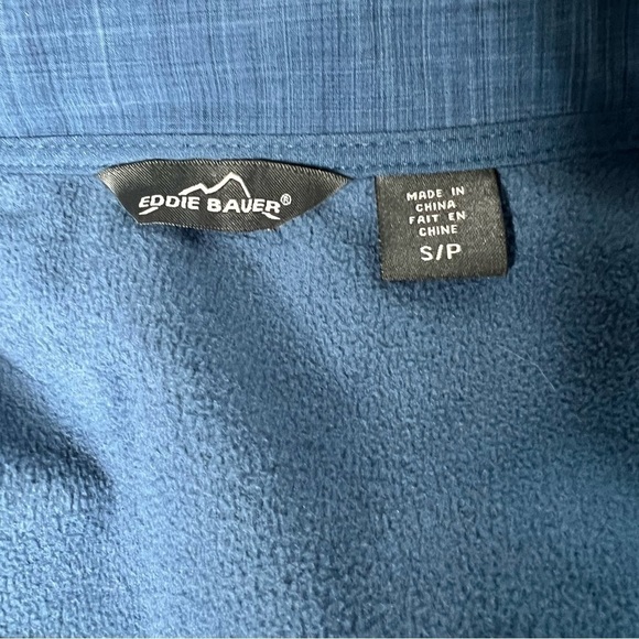 NWT EDDIE BAUER Women's Shaded Crosshatch Soft Shell Jacket Blue Size S - Picture 11 of 16